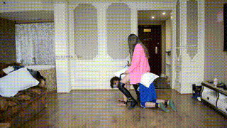 【奴隶岛】—萱萱骑马奴