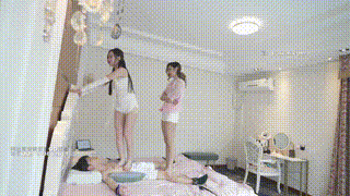 【奴隶岛】—[MagicIMirror 魔镜少女]—星奈&amp#038尔岚双s裸足踩瘦奴 MM-220527