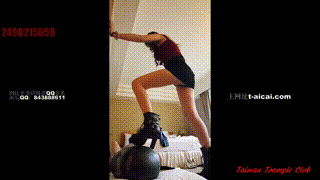 高跟靴超狠跺头