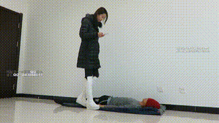 甜美【媛媛】女主白靴子踩踏全身！