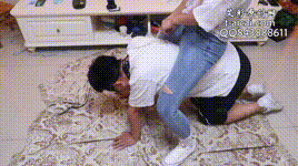 【猫猫大人】牛仔裤白匡威强迫坐脸钻胯 YC-210910-6封面图