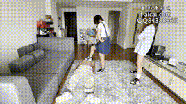 【猫猫大人】和小彤一起在毯子身上垫脚 YC-211020-7封面图