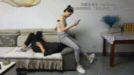 【艾琳S175】牛仔裤强制做脸窒息 YC-241010-6封面图
